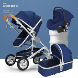 3in1 Baby Stroller High Landscape Baby Pram Portable Baby Pushchair Multifunctional Newborn Carriage Double Faced 739 Model