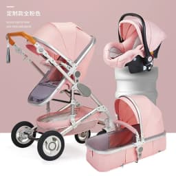 3in1 Baby Stroller High Landscape Baby Pram Portable Baby Pushchair Multifunctional Newborn Carriage Double Faced 739 Model