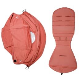 2pcs/set Stroller Cover Sunshade Hood& Cushion Pad1:1Fabric 145° Canopy Seat Liner Replacement Kit YOYO Stroller Accessories