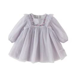 Dave Bella Princess Dress for Girls Children Baby New Spring Noble Charm Sweet Classy Lovely Mesh Fashion Party DB1248204