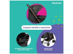 Baby Stroller with Baby Confort Cosco Kids Travel System Ts Duo Reverse 0 to 15kg
