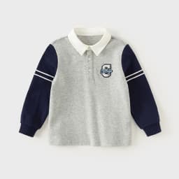 Dave Bella Kid Boys Long-Sleeved T-Shirt Children's Top Boys Polo Shirt Spring Autumn Children's School Clothes DB3241636
