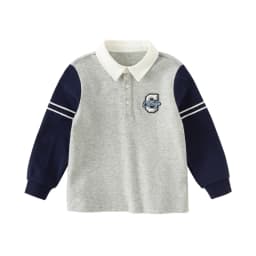 Dave Bella Kid Boys Long-Sleeved T-Shirt Children's Top Boys Polo Shirt Spring Autumn Children's School Clothes DB3241636