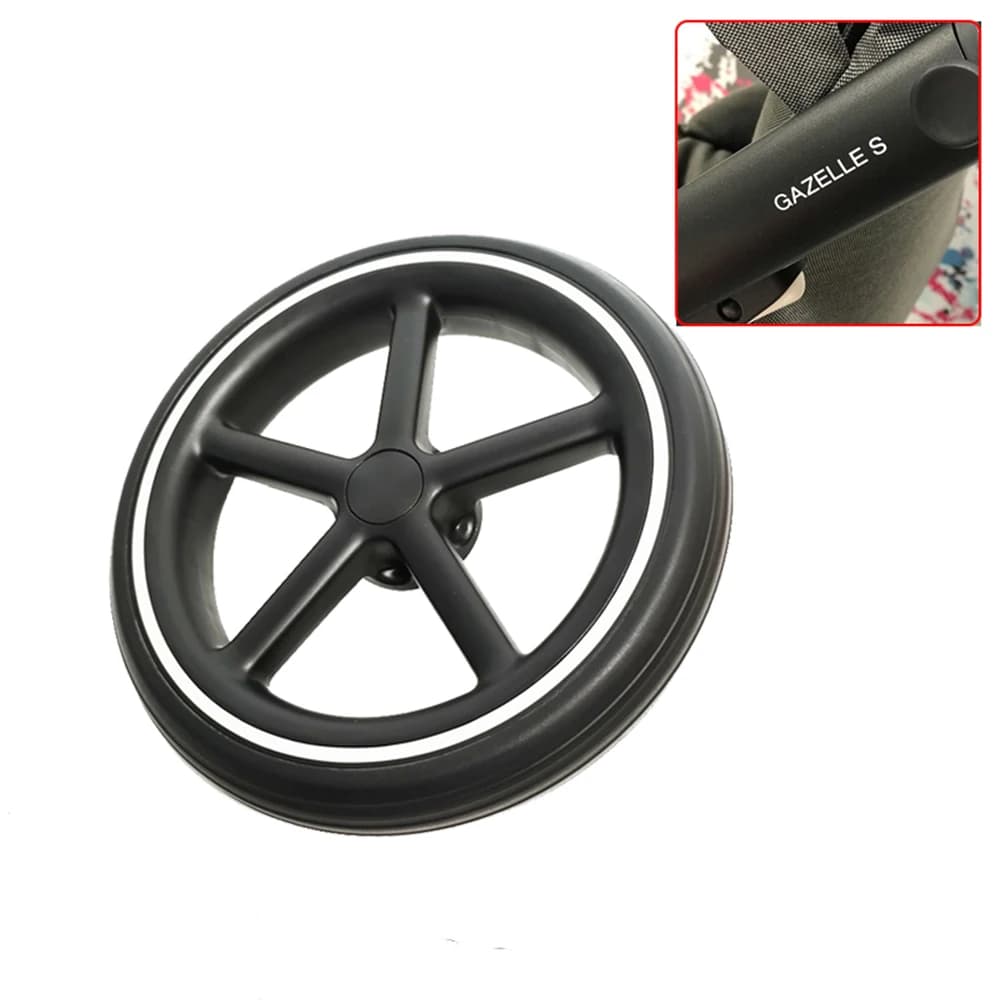 Stroller Back Wheel For Cybex Gazelle S Rear Wheel With Hub Tire Bearing And Axle Pushchair Wheel Baby Buggy Replace Accessories
