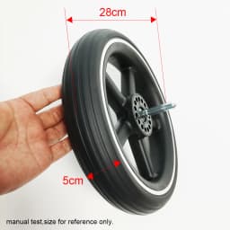 Stroller Back Wheel For Cybex Gazelle S Rear Wheel With Hub Tire Bearing And Axle Pushchair Wheel Baby Buggy Replace Accessories