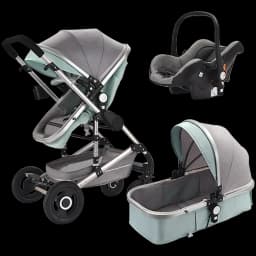 3 in 1 baby stroller Luxury High Landscape baby pram portable baby pushchair multifunctional Newborn Carriage double faced