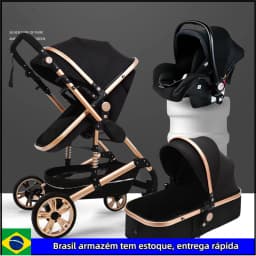 3 in 1 baby stroller Luxury High Landscape baby pram portable baby pushchair multifunctional Newborn Carriage double faced