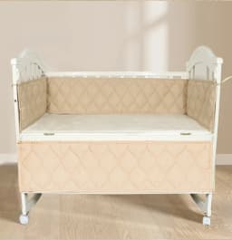 Newborn Cribs Bumpers Baby Crib 4 PCS Set Cot Bumper Anti Collision Protector Bed Teen Room Decor Four Season Universal 130x70cm