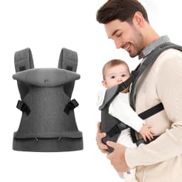 Baby Carrier for Newborns Baby Ergonomic for Toddlers Adjustable Hip Strap Shoulder Strap Front and Back Carry for 1-36 Months
