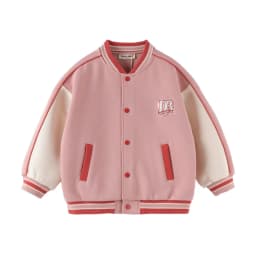 Dave Bella Spring Autumn New Boys Girls Jacket Cartoon Letter Print Baseball Uniform Children Sports Outerwear DK3242166