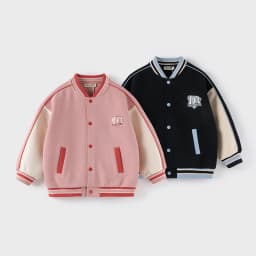 Dave Bella Spring Autumn New Boys Girls Jacket Cartoon Letter Print Baseball Uniform Children Sports Outerwear DK3242166