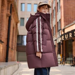 OLEKID 2025 Winter Children Girls Down Jacket Thick Warm Long Teenage Girl Down Jacket Coat 6-14 Years Kids Boy Parkas Outerwear
