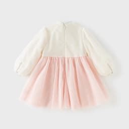 Dave Bella Children Mesh Dress Girls Clothes Spring Autumn Baby Charm Hanfu Dresses Chinese Style Sweet Elegant Party DB1261014