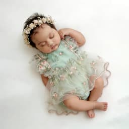 Newborn Girl Photography Romper Embroidered Floral Tulle Outfit Newborn Photo Shoot Outfit Boho Newborn Photoshoot Outfits