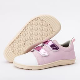 ZZFABER Soft Fiber Leather Casual Shoes Flixible Barefoot Sneakers for Boys