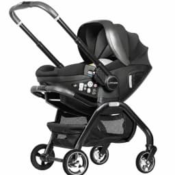 LUVCHAIN Baby Safety Stroller, Child Safety Seat, Newborn Baby Sleeping Basket Can Be Pushed in Both Directions Easy to Operate