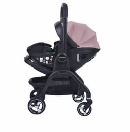 LUVCHAIN Baby Safety Stroller, Child Safety Seat, Newborn Baby Sleeping Basket Can Be Pushed in Both Directions Easy to Operate