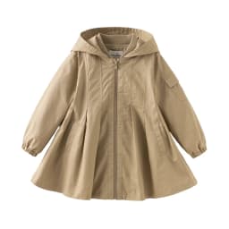 Dave Bella Girls Coats Autumn Winter Cotton Padded Children Casual Hooded Jacket Khaki Outerwear Outdoor Kids Clothing DK3252626
