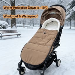 Universal Stroller Footmuff, Fits YOYO /YOYO2/ YOYO3 & Bugaboo All Series, Waterproof Fabric, Foldable Washable