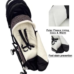 Universal Stroller Footmuff, Fits YOYO /YOYO2/ YOYO3 & Bugaboo All Series, Waterproof Fabric, Foldable Washable
