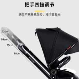 Highview Baby Stroller Can Sit or Lie Down, Lightweight and Foldable, Newborn Baby Umbrella Stroller,Four-wheel Two-way Stroller