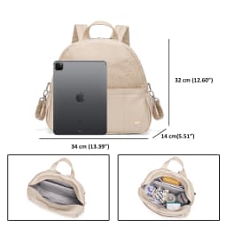 Soboba Diaper Backpack for Women Large Capacity Multi-functional Nappy Changing Bag with 2 Straps can Hang on Stroller