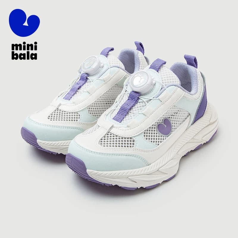 Mini Bala Running Shoes Boys and Girls Soft Protective Non - slip Anti - fall Breathable Lightweight Lace - free Summer Shoes