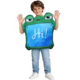 Lilypad Smart Tablet Funny Toy Story Cartoon Frog Tablet Cosplay Outfits Sponge Suit Halloween Parade Fancy Clothing