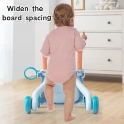Baby Push Walker with Music Activity Center Multifunction Cartoon Learning Toddler Walker Toys for 18M+ Boys Girls