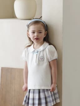 Dave Bella Girls Polo T-shirt Skirt Sets 1-7 Years 2PCS Short Sleeve Top Pleat Skirt Suits Summer Outdoor Clothes Set DB2262214