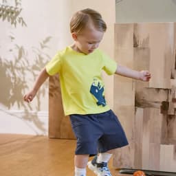 Dave Bella Boys Summer T-shirt 2PCS Set Childern Short Sleeve Top+Shorts Suits Kids Clothing Casual Trousers Pullover DB2262032