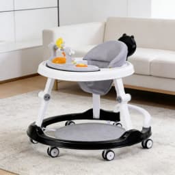 Anti O-shaped Legs Baby Walker Multifunctional Music Anti-Fall Anti-Roll Design Infant Walker for Baby Boys Girls Household Use