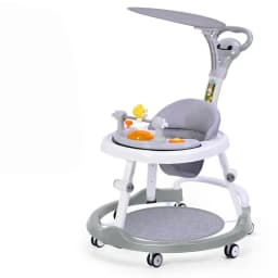 Anti O-shaped Legs Baby Walker Multifunctional Music Anti-Fall Anti-Roll Design Infant Walker for Baby Boys Girls Household Use