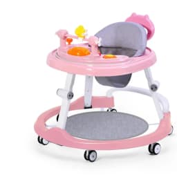 Anti O-shaped Legs Baby Walker Multifunctional Music Anti-Fall Anti-Roll Design Infant Walker for Baby Boys Girls Household Use