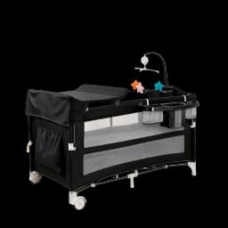 Portable Baby Bed Baby Crib Foldable Baby Crib Newborn Baby Crib Height-Adjustable Baby Crib Multifunctional Baby Crib Baby Crib with Safety Rails Bedside Sleeper Baby Crib Anti-Tip Baby Crib Home-Use Baby Crib Breathable Mattress 0-3 Years Old Infant
