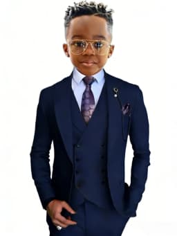 Txjojn Stylish Kids Suit Set 3 Pieces Wedding Ring Bearer Outfit High Quality Boys Slim Fit Suits Birthday Party Wear Plus Size