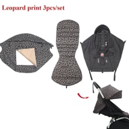 3Pcs /Set 175° Strollers Accessories Sunshade Covers Seat Cushion With Breathable Mesh Canopy Seat Liner Fit YOYO+/YOYO2/YOYO3