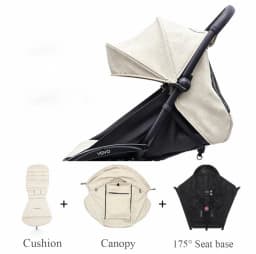 3Pcs /Set 175° Strollers Accessories Sunshade Covers Seat Cushion With Breathable Mesh Canopy Seat Liner Fit YOYO+/YOYO2/YOYO3