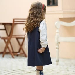 Dave Bella Girls Knitted Dress Spring Autumn Children Clothes Kids Sweet Elegant Dress Long Sleeve Outdoor Charm Party DB1260579