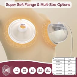 Wearable Milk Collection for Spectra S1 S2 9 Plus and SG, Wearable Breast Pump Collection Cup Compatible with Spectra