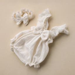 Boho Newborn Photo Props Ruffle Baby Outfit Lace Trim Romper Infant Picture Session Clothing Studio Posing Suits