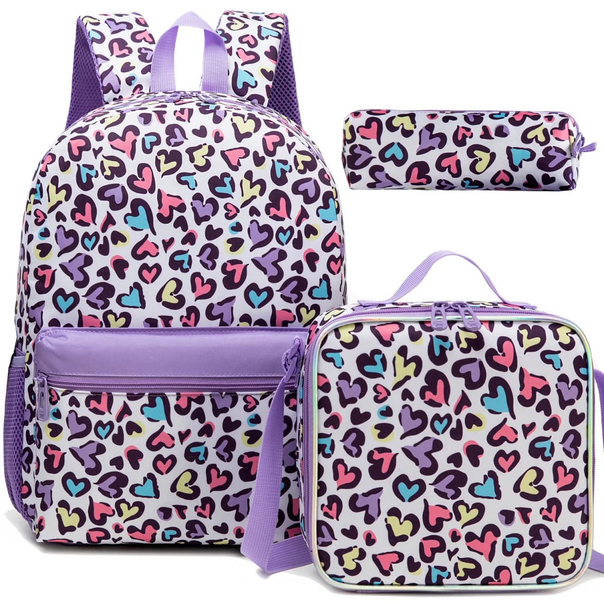 Backpack for Girls Backpack with Lunch Box School Backpacks for Girls with Pencil Case Back to School Supplies