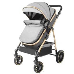 Baby Stroller 3 in 1 Stroller Lightweight Portable Travel Pram High Landscape Four Wheel Hand Push Newborn Carriage Street Fashion Mom Shop Cart