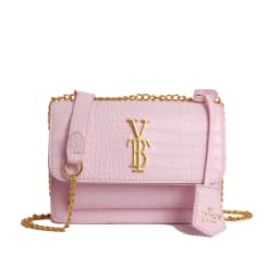 Chic Vintage Clutch Purse - Minimalist Evening Bag with Crystal Embellishments & Art Deco Lettering