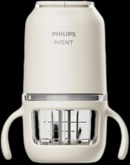 Philips Avent Baby Food Maker 150W 2 Glass Cups 2 Blades 25000RPM 316L 8-Blade Cutter Mini Food Processor