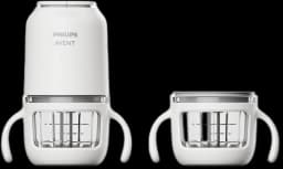 Philips Avent Baby Food Maker 150W 2 Glass Cups 2 Blades 25000RPM 316L 8-Blade Cutter Mini Food Processor
