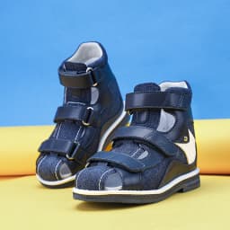 Princepard Orthopedic Kids Sandals Boys Children Summer Corrective Shoes Flat Feet Clubfoot Footwear with Arch Support