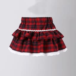 Girls Plaid Skirt 2026 New Fashion All-match Red Short Princess Skirt 8 10 12 13 Years Casual Teen School Children A-line Skirt