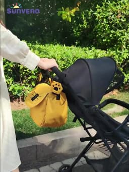 Sunveno Cat Diaper Bag Large Capacity Mommy Travel Bag Maternity Universal Baby Stroller Bags Organizer