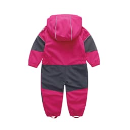 HONEYKING Children's Softshell Overalls Outdoor Hooded Coveralls Baby Rompers Windproof Waterproof Jumpsuit Kids Warm Jumpsuit